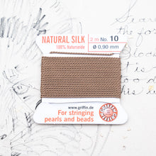 Load image into Gallery viewer, Beige #10 Silk Cord with Needle
