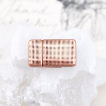 Load image into Gallery viewer, 10mm Southwest Antique Copper Magnetic Clasp for Flat Leather

