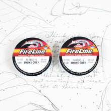 Load image into Gallery viewer, Smoke Grey Fireline Bead Weaving Thread 2 Pack
