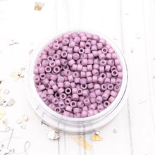 Load image into Gallery viewer, Mauve Chalk Matte Opaque Aiko Seed Beads
