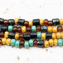 Load image into Gallery viewer, 32/0 Aged Rainforest Mixed Seed Bead Strand
