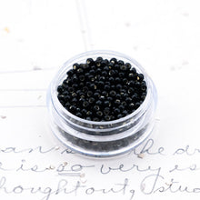 Load image into Gallery viewer, 11/0 Black Diamond Silver Lined Round Seed Beads

