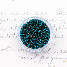 Load image into Gallery viewer, 11/0 Matte Blue Zircon Silver Lined Round Seed Beads
