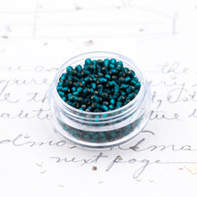 Load image into Gallery viewer, 11/0 Matte Blue Zircon Silver Lined Round Seed Beads
