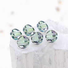 Load image into Gallery viewer, 7.5mm Paradise Shine 2-Hole Round Premium Crystal Spike Set - 6 Pcs
