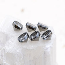 Load image into Gallery viewer, 7.5mm Metallic Light Gold 2-Hole Round Premium Crystal Spike Set - 6 Pcs
