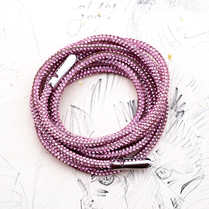 Pink Crystal Roping - 55 Inches
