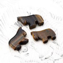 Load image into Gallery viewer, Large Tiger Eye Horse Fetish Gemstone Bead/Pendant
