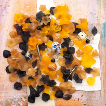 Load image into Gallery viewer, Ready for Halloween Acrylic Flowers and Bead Mix
