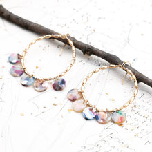 Load image into Gallery viewer, Colored Marble Earring Pair

