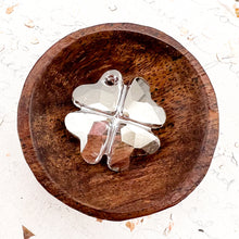 Load image into Gallery viewer, 24mm Silver Shade 4-Leaf Clover Premium Austrian Crystal Pendant
