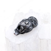 Load image into Gallery viewer, Green Girl Enchanting Owl Large Hole Bead
