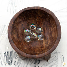 Load image into Gallery viewer, 6mm Luminous Green Premium Crystal Globe Bead Set - 6 Pcs
