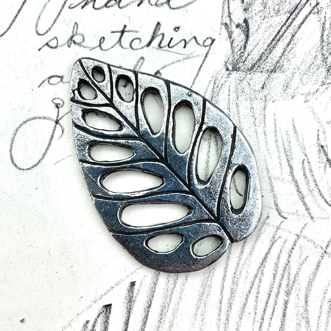 Green Girl Open Leaf Pendant
