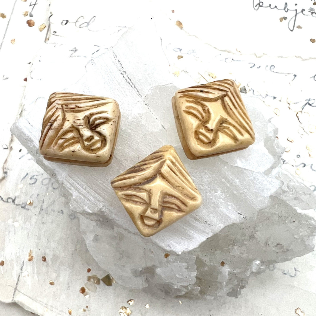 Diamond Face Focal Bead - Tucson Find