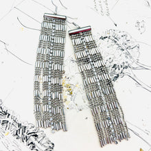 Load image into Gallery viewer, Silver Chandelier Earring Pair
