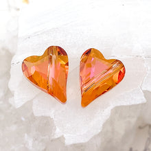 Load image into Gallery viewer, 12mm Astral Pink  Wild Heart Premium Austrian Crystal Bead Pair
