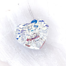 Load image into Gallery viewer, 16x14mm AB Premium Crystal Heart Button
