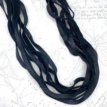 Load image into Gallery viewer, 6mm Black Flat Deerskin Lace Leather - 1 Meter

