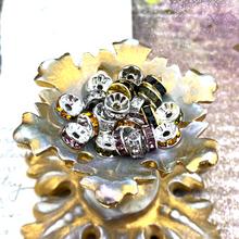 Load image into Gallery viewer, 8mm Halloween Mixed Metal Rondelle Set  - 24 Pcs
