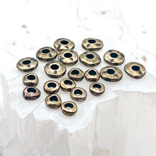 Load image into Gallery viewer, Brass Ox Large Hole Nugget Bead Mix for Leather - 20pcs
