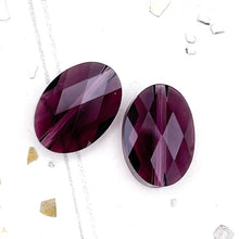 Load image into Gallery viewer, 14x10mm Amethyst Premium Austrian Crystal Oval Pair

