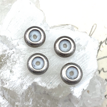 Load image into Gallery viewer, Antique Silver String On Clasps with 2mm Silicon Holes
