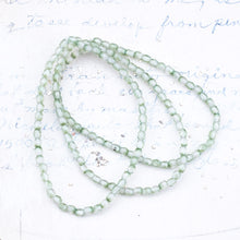 Load image into Gallery viewer, 3mm Pale Sage Faceted Round Fire-Polished Bead Strand
