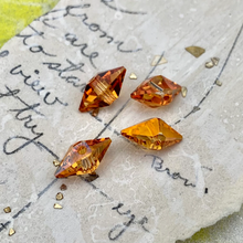 Load image into Gallery viewer, 12mm Astral Pink Premium Crystal Double Spike Bead Set - 4 Pcs
