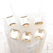 Load image into Gallery viewer, 10mm Crystal Golden Shadow Premium 2-Hole Stairway Beads - 6pcs
