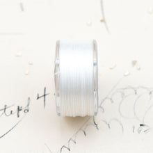 Load image into Gallery viewer, White One-G Beading Thread - 50 Yard Bobbin
