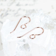 Load image into Gallery viewer, Rose Gold Ear Wires - 1 Pair
