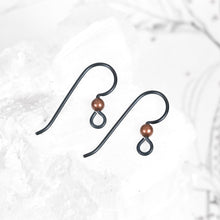 Load image into Gallery viewer, Gunmetal and Copper Ear Wire - 1 Pair
