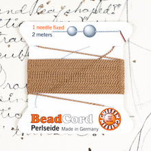 Load image into Gallery viewer, Beige #6 Silk Cord with Needle
