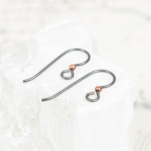 Load image into Gallery viewer, Copper and Gunmetal Ear Wire - 1 Pair
