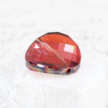 Load image into Gallery viewer, 22mm Red Magma Premium Crystal Twist Bead
