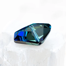 Load image into Gallery viewer, Bermuda Blue Galactic Premium Crystal Bead
