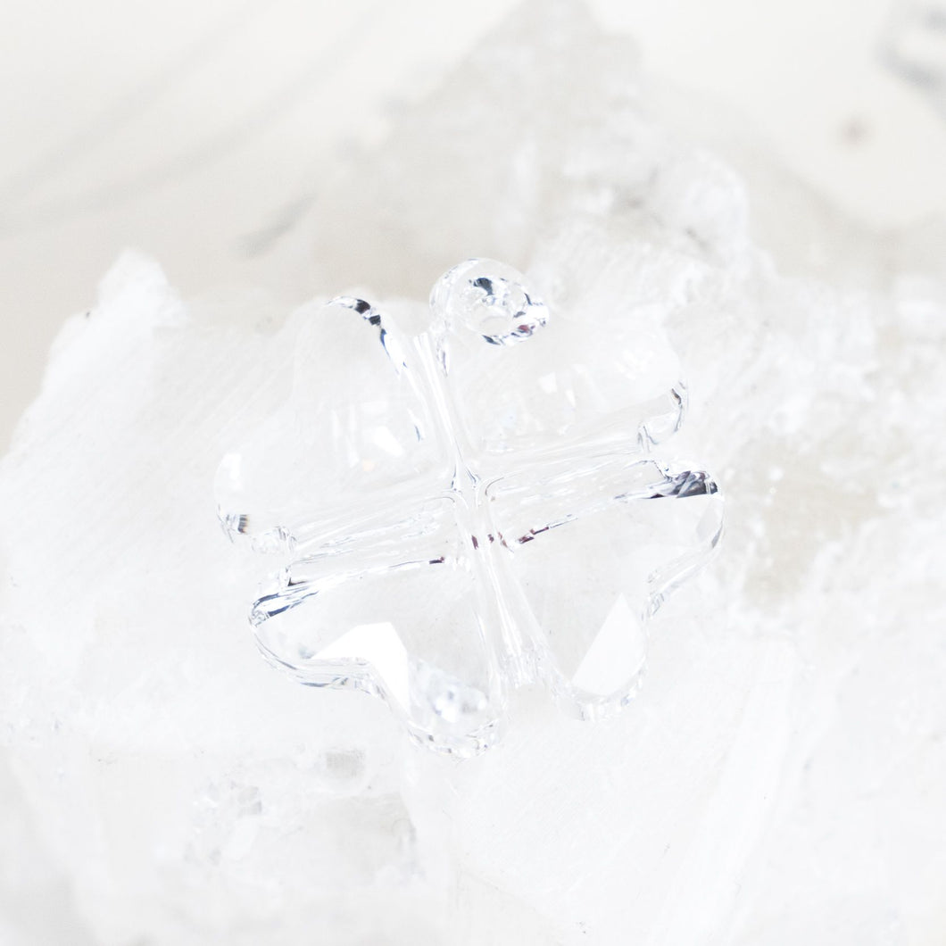 24mm 4-Leaf Clover Premo Premium Crystal Pendant