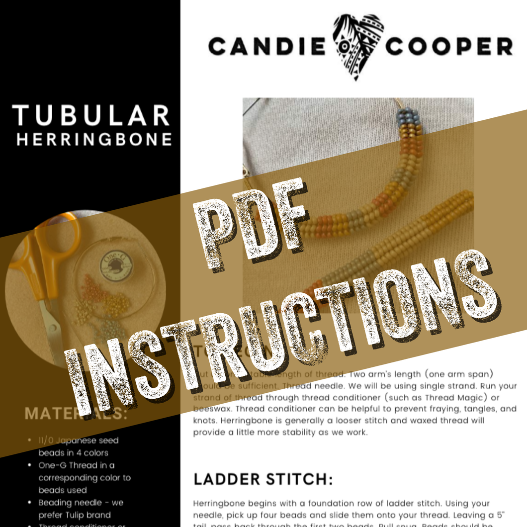 Tubular Herringbone Instructions - Digital PDF